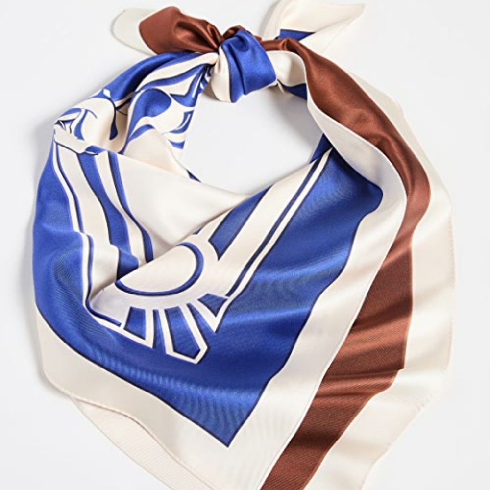 Tory Burch Cavalier Silk Scarf